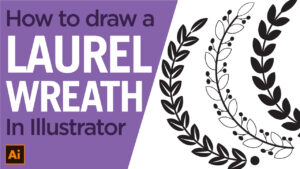 How to draw a laurel wreath in Illustrator easily