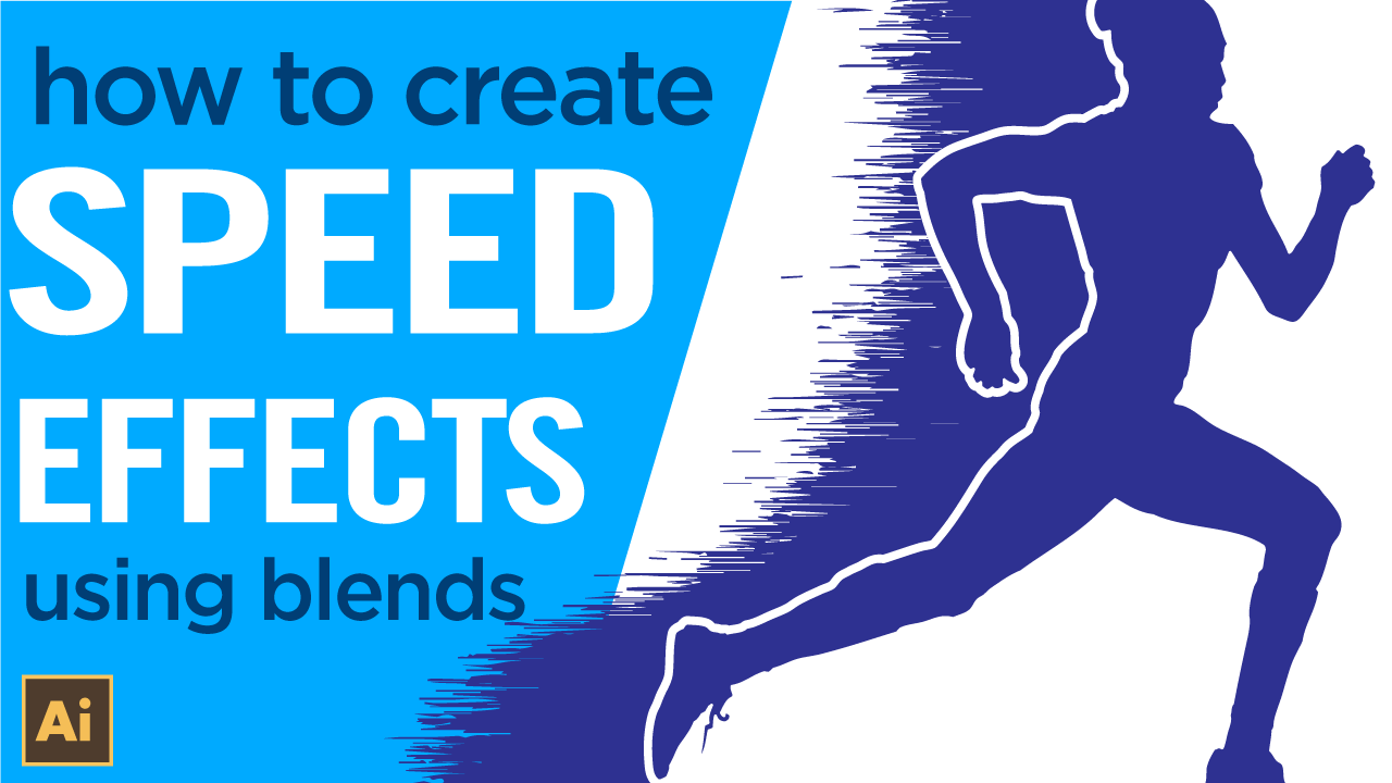 How to create speed dispersion effects in Illustrator